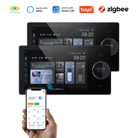 Écran tactile intelligent 8 pouces F8 2026 avec passerelle Tuya Zigbee, amplificateur de musique, contrôle via application Android, prend en charge 2 haut-parleurs filaires