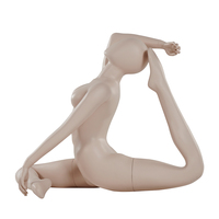 Maniquí de Fibra de Vidrio Personalizado de Alta Calidad para Posiciones de Yoga Femeninas