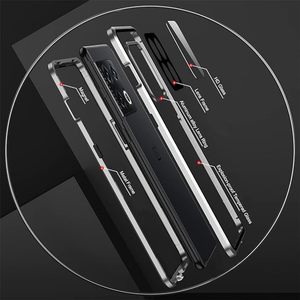 ตัวแม่เหล็กสองด้านกระจกนิรภัยใสสําหรับ Xiaomi Poco F6 5G ฝาครอบโทรศัพท์มือถือพร้อมกรอบโลหะ - Product Image 4