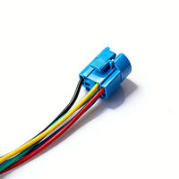 Bouton poussoir électronique à tête plate en acier inoxydable de 30 mm, étanche IP65, 6 broches, non éclairé, 12 V, 2NO2NC DPDT, pour appareils électroménagers