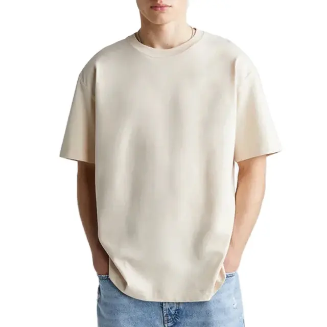Offre Spéciale plaine surdimensionné t-shirt d'impression personnalisés unisexe 100% coton d'été t chemises