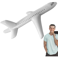 Avion jouet gonflable design dessin animé, avion gonflable en pvc