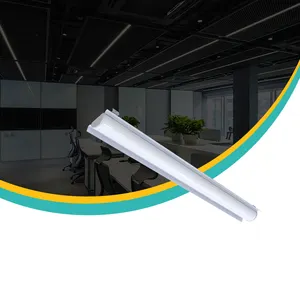 ホテルのショッピングモール用のDLCETL認定フリッカーフリーリンク可能調光可能リニアレトロフィットLED照明器具