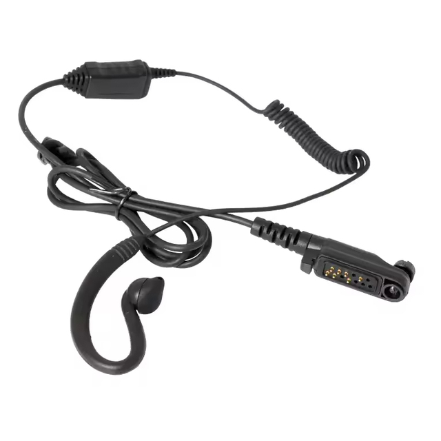 HYTERA EHN26 Wired Headset C Type Ear-hook In-ear Headphone PTT Microphone for Hytera Two Way Radio HP605 685 705 785 PD605 685