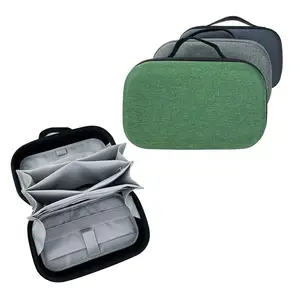 Hard Electronic Travel Storage EVA Carrying Case for Cable Cord USB Power Bank Hard Drive
