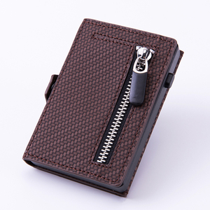 Aluminum Mens Wallet RFID Blocking PU Leather Slim Metal visa credit cards - Product Image 5
