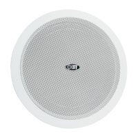Coque en métal de style moderne de haut-parleur de plafond de diffusion extérieure étanche IP65 Obt-605 pour les gares