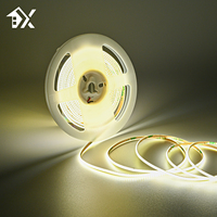 Bande lumineuse LED USB 320COB haute luminosité, éclairage intelligent 12V/24V, largeur 3mm, certifiée CE ROHS, lampe en cuivre pour chambres d'hôtel