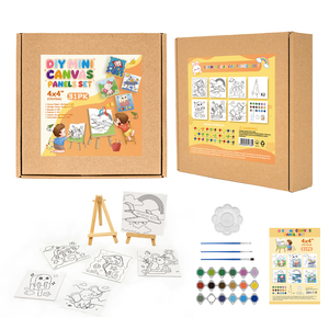Set <span class=keywords><strong>da</strong></span> 31 tele pre-dipinte <span class=keywords><strong>per</strong></span> <span class=keywords><strong>dipingere</strong></span>, pannelli di tela pre-stampati <span class=keywords><strong>per</strong></span> pittura - <span class=keywords><strong>per</strong></span> <span class=keywords><strong>principianti</strong></span>, studenti, ideali come regali <span class=keywords><strong>per</strong></span> feste (4 x 4 pollici) - Product Image 1