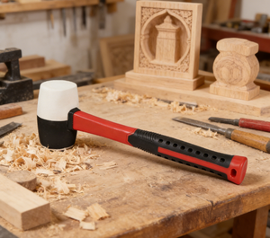 Martillo de <span class=keywords><strong>Maquinista</strong></span> de Doble Color con Mango de Goma y Fibra de Vidrio, Revestimiento de Doble Capa, Alta Calidad, Grado Industrial, Varias Funciones, OEM - Product Image 3