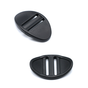 Hebilla de plástico con anillo en D de 25 mm ajustable para accesorios de bolsos y cierres - Product Image 1