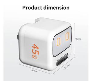 <span class=keywords><strong>Chargeur</strong></span> GaN compact <span class=keywords><strong>45W</strong></span> double <span class=keywords><strong>USB</strong></span>-<span class=keywords><strong>C</strong></span> pliable, charge rapide intelligente AI pour ordinateurs portables et appareils mobiles - Product Image 6