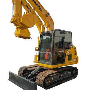 KOMATSU-Excavadora hidráulica de orugas de segunda mano, excavadora de 7 toneladas, motor de núcleo, casi nueva, marca original, peso operativo de 7 toneladas - Product Image 1