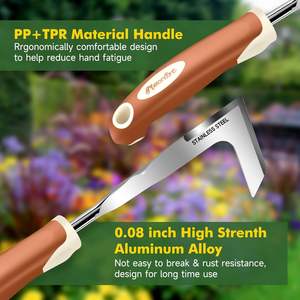 Juego de herramientas de jardín MelonArt, 10 piezas, mango ergonómico de aluminio resistente, bolsa de almacenamiento para el cuidado de plantas al aire libre - Product Image 5