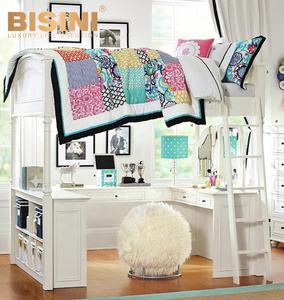 Meuble en bois de hêtre, <span class=keywords><strong>chambre</strong></span> à coucher, design moderne, avec échelle, pour enfants et adolescents - Product Image 3