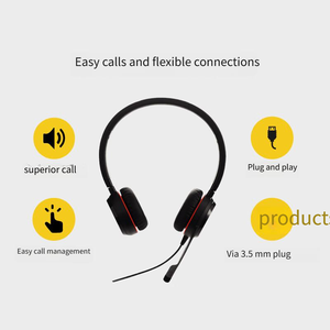 Auriculares Jabra <span class=keywords><strong>Evolve</strong></span> 30 II USB-C/A MS Mono para Ordenador, Oficina, Conferencias, Operador, Servicio al Cliente, Telemarketing - Product Image 3