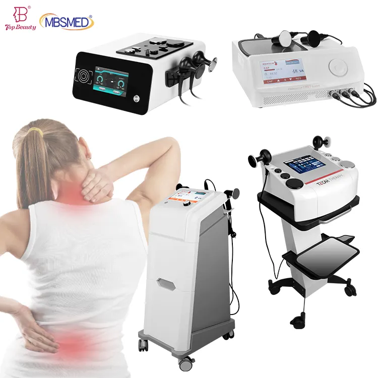 高速配信3in1 Therapia Diatermia Diathermy RET CET RF Radiofrecuencia 448khz Tecar Therapy Physiotherapy Tecar Machine