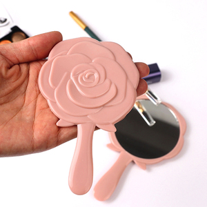 Handheld <b>Mirror</b> Wholesale Low Quantity Cheaper Price <b>Plastic</b> Hand <b>Mirrors</b> Private logo Handheld Makeup <b>Mirror</b> - Product Image 2