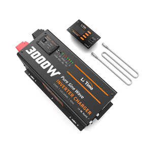 3000W 9000W Surge Pure Sinus Single Output 12V Dc Input <span class=keywords><strong>Inverter</strong></span> Oplader 50% Ruimtebesparing Voor Rvs Thuis Energieopslag Trucks - Product Image 2