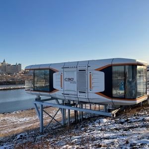 Hotel Cápsula Espacial Prefabricado Modular en <span class=keywords><strong>Alquiler</strong></span>, Casas Contenedor Prefabricadas Móviles de Diseño Elegante y Único con Estructura de Acero - Product Image 6