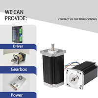 Motor Stepper Hybrid Dua Fasa EMTECH High Torque Nema 23 untuk Mesin CNC Mill Router 112mm 425oz.in/3Nm untuk Aplikasi Penggilingan Passo