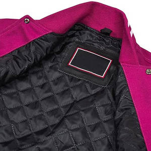 Vestes d'université en laine de haute qualité OEM pour hommes Long modèle de lettre de conception de baseball Hiver Nouvel état Tissu Prix de gros - Product Image 3