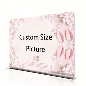 Letterpress Printed 10x10ft Portable Retro Style Pop-up Display <b>Stand</b> Paper Frame Tension Fabric Promotional Party Supplies - Product Image 1