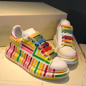 Zapatos Casuales de Malla con Cordones M Queen Originales de Alta Gama, Antideslizantes, Resistentes a los Golpes, Color Arcoíris, para Parejas, de Lujo - Product Image 6