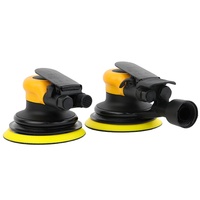 Lijadora Orbital Neumática Aleatoria de 6 Pulgadas (150 mm) |   Lijadora Orbital Neumática de 5 mm y 12000 RPM para Preparación de Superficies de Automóviles y Lijado de Madera con Laca