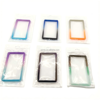 Porte-cartes de crédit en TPU imprimé sérigraphié holographique multicolore, anti-RFID, souple, flexible, style tendance, sans fermeture