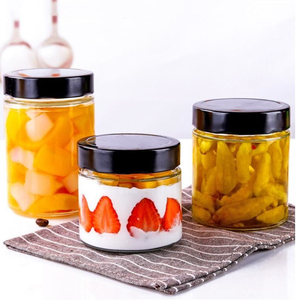 Eco Friendly LingKa 0-0.5L Honey <b>Spice</b> Pudding Glass Food Storage <b>Jars</b> with Swivel Metal Lid Durable Stackable - Product Image 2