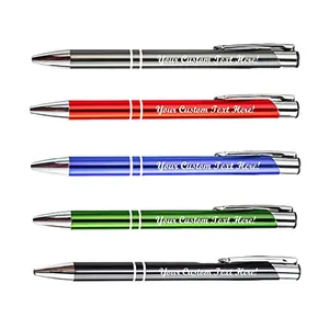 Mini Portable Metal Pen With Custom Logo Aluminium Ballpoint Pens Promotional BallPen