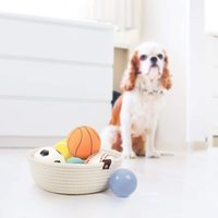 KUYUE Lot de 3 petits paniers en jute tissé pour cosmétiques, paniers de rangement pour étagères, paniers cadeaux