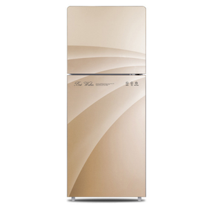 Mini-réfrigérateur et congélateur à double porte en acier inoxydable, écoénergétique, idéal pour la maison et l'hôtellerie - Product Image 5