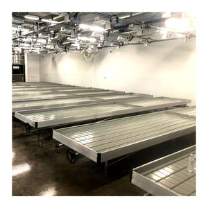 Sistema de Banco rodante con ruedas y Equipo de cultivo de cambio de enrejado Mesas de cultivo de bandeja de flujo y reflujo móviles 4*8 - Product Image 2