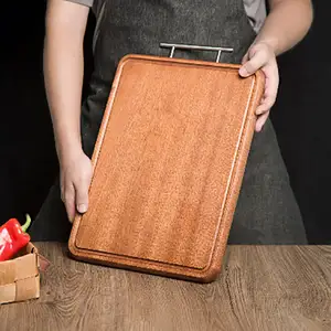 Wholesale Price Wood Cutting Board Delicate Chopping Wooden Boards With Handle For Kitchen