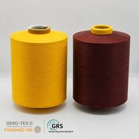 Fil 100% Nylon DTY anti-boulochage pour tricot à la main et couture de chaussettes, motif teint, haute ténacité