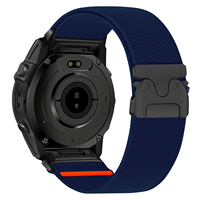 Tali Magnetik Nilon Elastis Lepas Cepat 20mm 22mm 26mm untuk Jam Tangan Garmin