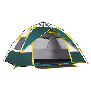 Tente Explorer pour 3-4 personnes, tente de camping imperméable à une couche, 205x150x120cm, utilisation en extérieur trois saisons - Product Image 1