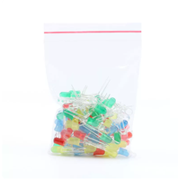 Kit de composants de diodes LED XLW 5MM, rouge, vert, jaune, bleu et blanc, 20 pièces de chaque couleur, 100 pièces au total