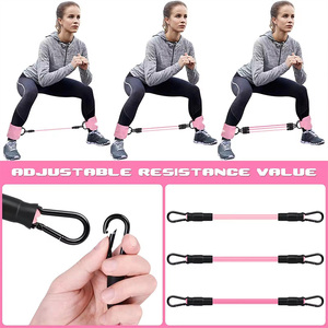 Bandes de résistance Leajoy 2024 TPE avec sangle de cheville et attache de cheville, élasticité extensible pour la <span class=keywords><strong>musculation</strong></span> - Product Image 5