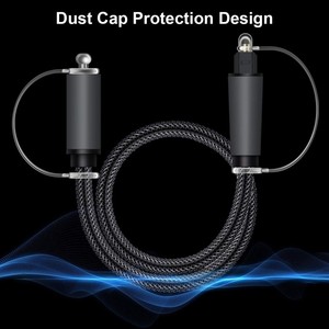 <span class=keywords><strong>Câble</strong></span> audio <span class=keywords><strong>optique</strong></span> en nylon tressé avec connecteur plaqué or, <span class=keywords><strong>câble</strong></span> Toslink pour barre de son, téléviseur, PS5, Xbox, de 0,5 m à 10 m - Product Image 6