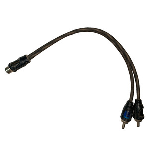 Cavi <span class=keywords><strong>RCA</strong></span> Audio per auto di produzione cinese con cavo <span class=keywords><strong>RCA</strong></span> con spina nera da <span class=keywords><strong>3</strong></span>.5mm 30CM - Product Image 2