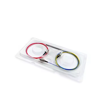 Répartiteur de Fibre Optique FBT Mini Tube 1M FC/UPC, Rapport 40/60 avec Connecteur FC - Répartiteur Optique Haute Précision pour FTTH CATV