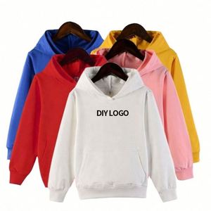 Sweat-shirts classiques en coton de haute qualité pour enfants, garçons et filles, avec logo personnalisé - Product Image 2