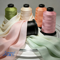 Fil à broder polyester trilobal brillant de haute qualité pour ordinateur, 120d/2, 480 couleurs, 720 couleurs, bobine de 5000M