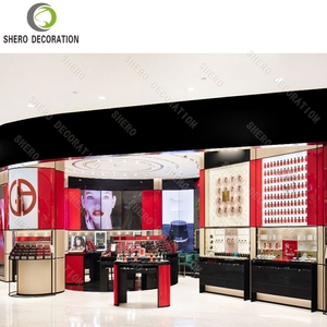 Gama Alta |   Mueble de Exhibición Moderno <span class=keywords><strong>para</strong></span> Salón de Cosmética y Cuidado de la Piel, Mueble Comercial <span class=keywords><strong>para</strong></span> Almacenamiento de <span class=keywords><strong>Maquillaje</strong></span> y Productos de Belleza, Vitrina de Lujo <span class=keywords><strong>para</strong></span> Minoristas - Product Image 6