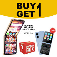Nouveau Téléphone Pliable X6 Android 15 Version Eurasienne 2026 – Achetez-en Un, Obtenez-en Un Gratuit – Boîte Mystère Électronique