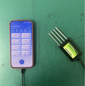 RS485 Boden 8 in 1 Boden temperatur Feuchtigkeit für Smart Farm NPK EC Salzgehalt Bodenfeuchte sensor - Product Image 5