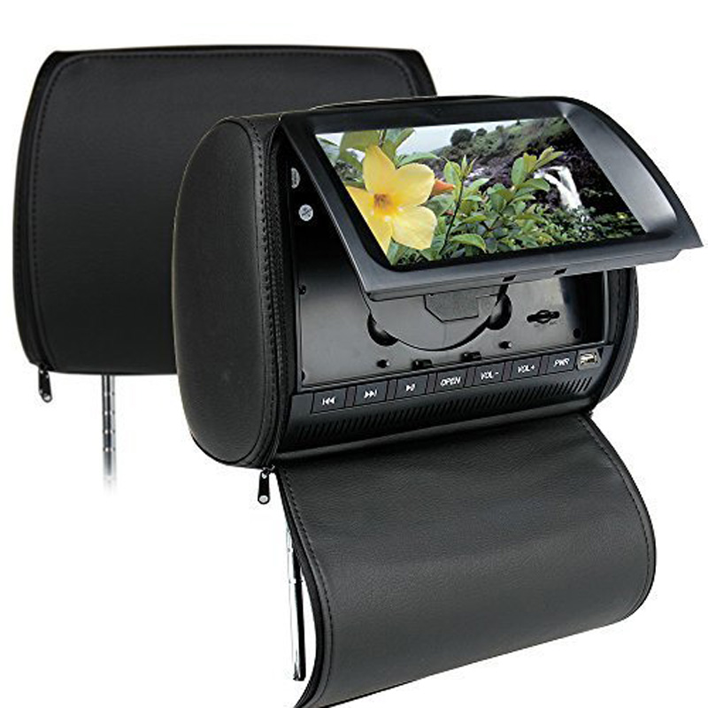 Бесплатная доставка 9 дюймов подголовник автомобиля монитор сенсорный монитор Поддержка видеовыхода для заднего сидения автомобиля, автомобильный монитор